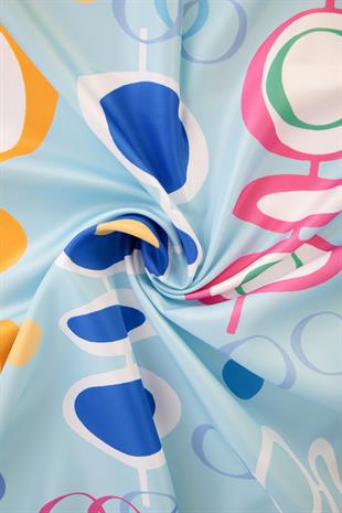 Lilith Twill Scarf Turquiose