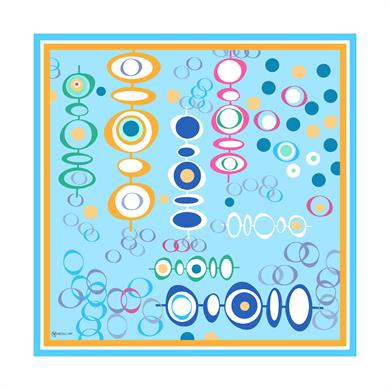 Lilith Twill Scarf Turquiose