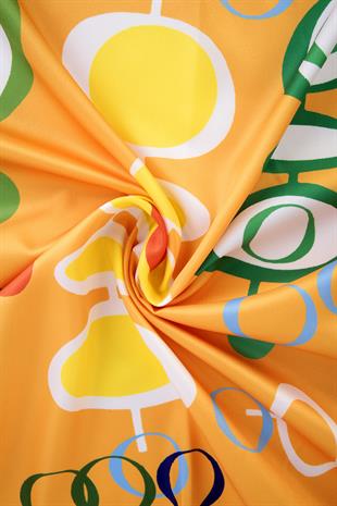 Lilith Twill Scarf Orange