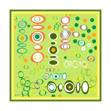 Lilith Twill Scarf Green