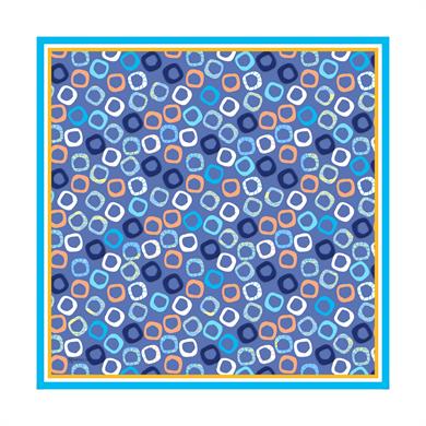 Loly Twill Scarf Indigo