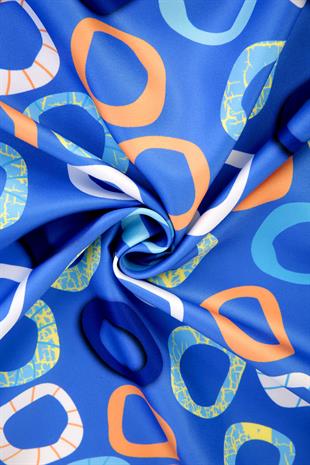 Loly Twill Scarf Indigo