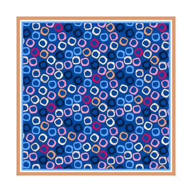 Loly Twill Scarf Blue