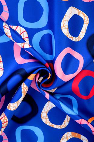 Loly Twill Scarf Blue