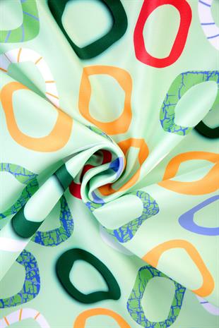 Loly Twill Scarf Green