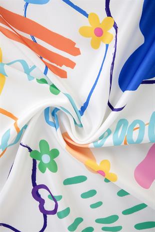 Lost Twill Scarf Orange