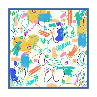 Lost Twill Scarf Mink