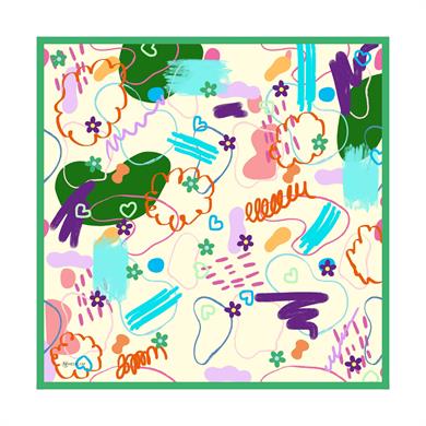 Lost Twill Scarf Green