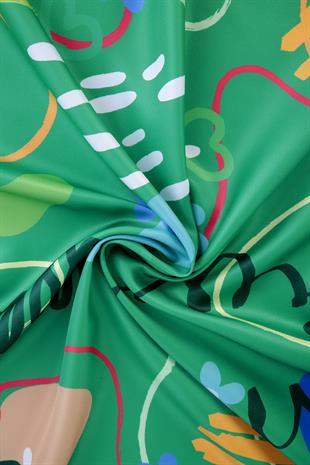 Lost Twill Scarf Green