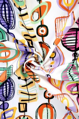 Mathilda Twill Scarf Beyaz