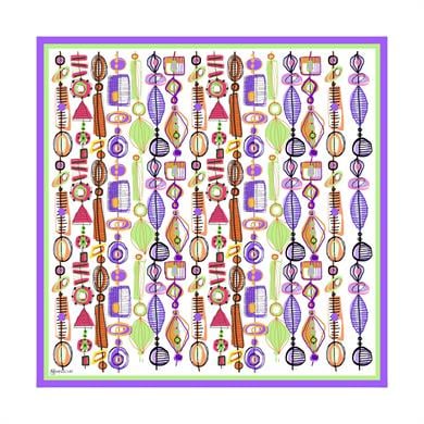 Mathilda Twill Scarf Beyaz