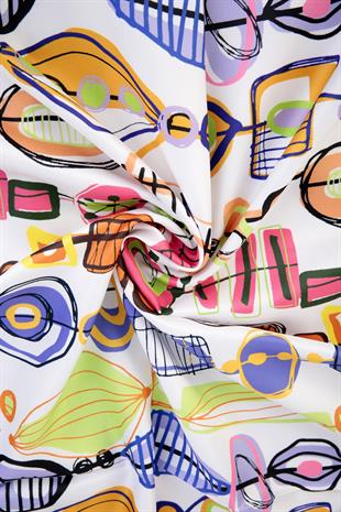 Mathilda Twill Scarf Beyaz