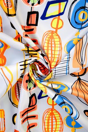 Mathilda Twill Scarf Blue