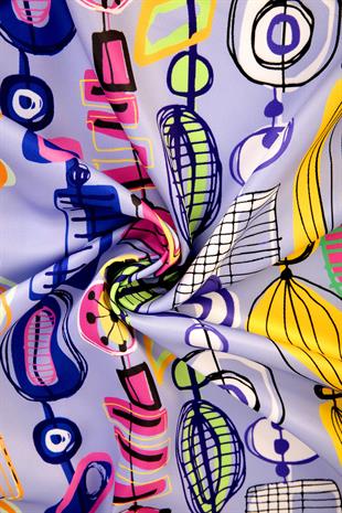 Mathilda Twill Scarf Purple