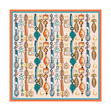 Mathilda Twill Scarf Orange