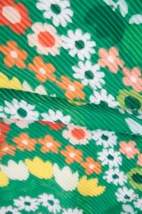 Meylin Pilise Soft Eşarp Yeşil