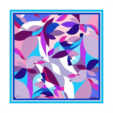 Mikasa Twill Scarf Blue