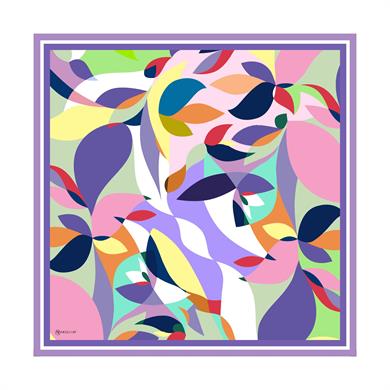 Mikasa Twill Scarf Purple