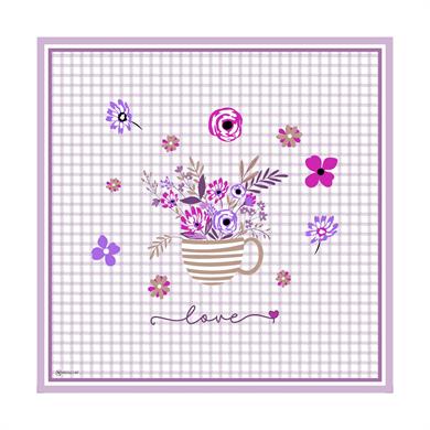 Mirala Twill Scarf Lilac