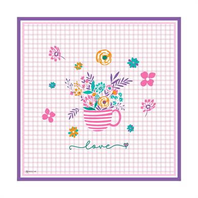 Mirala Twill Scarf Purple