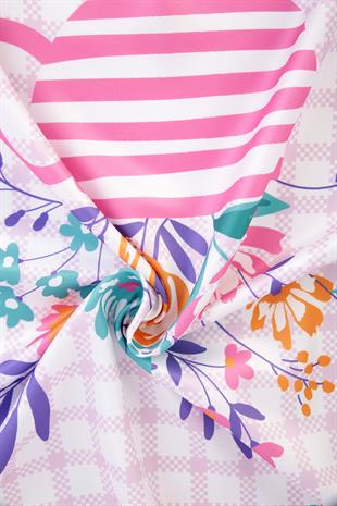 Mirala Twill Scarf Purple