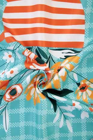 Mirala Twill Scarf Turquiose