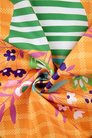 Mirala Twill Scarf Orange