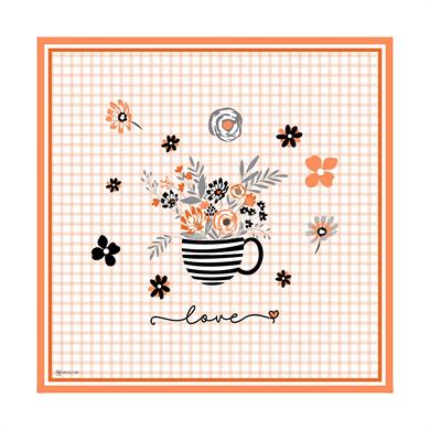 Mirala Twill Scarf Orange