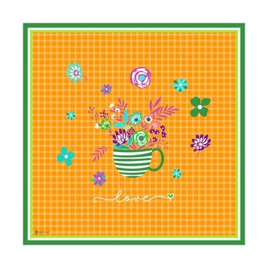 Mirala Twill Scarf Orange