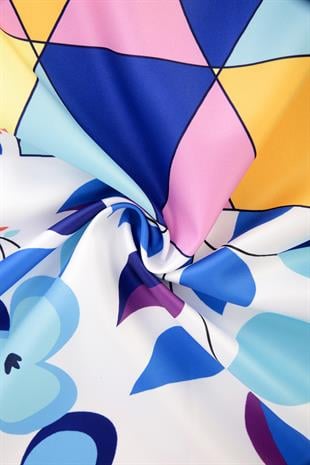 Monica Twill Scarf Beyaz