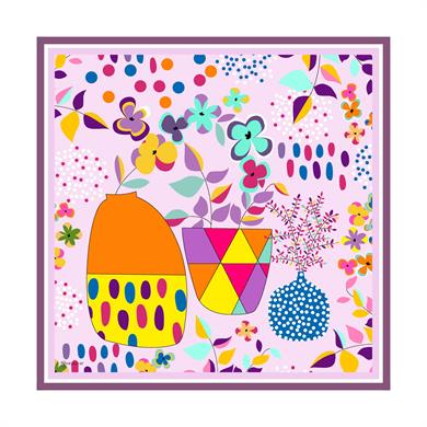 Monica Twill Scarf Lilac