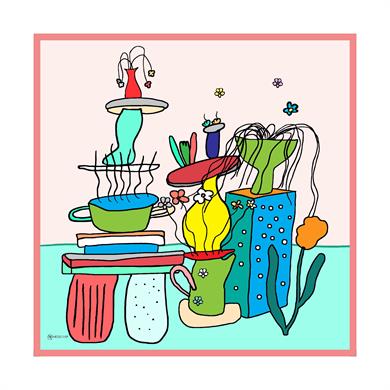 Nemesis Twill Scarf Powder