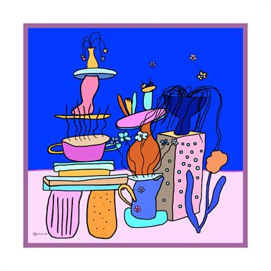 Nemesis Twill Scarf Sax