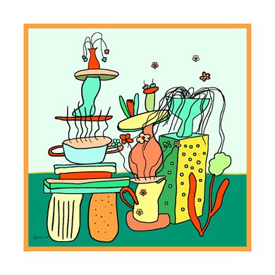 Nemesis Twill Scarf Green