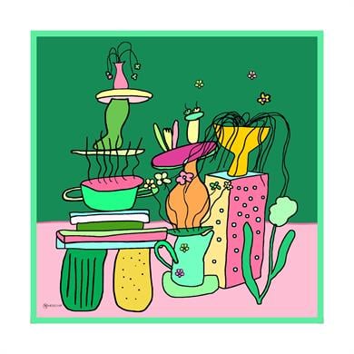 Nemesis Twill Scarf Green