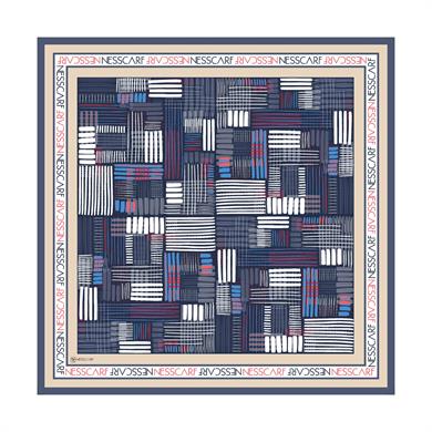 Nes Twill Scarf Indigo