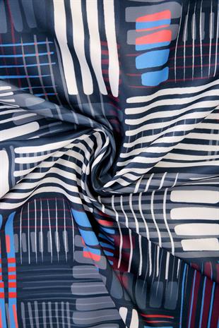 Nes Twill Scarf Indigo