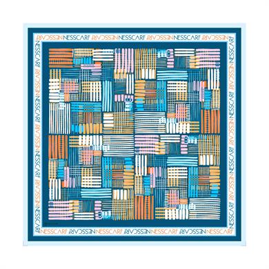 Nes Twill Scarf Blue