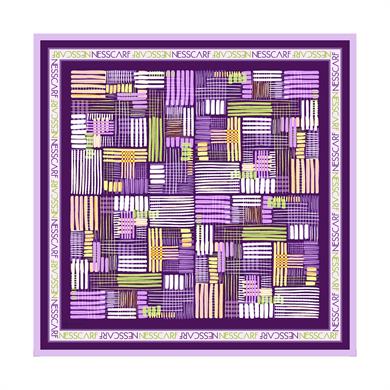 Nes Twill Scarf Purple