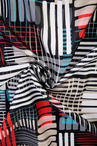 Nes Twill Scarf Black