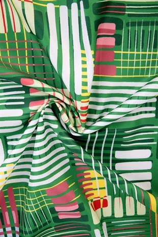 Nes Twill Scarf Green