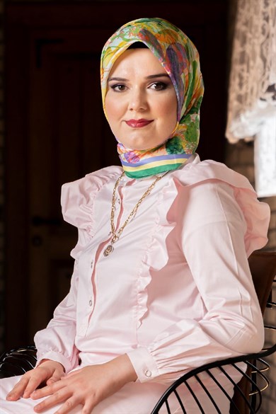 Afrodit Twill Scarf Green