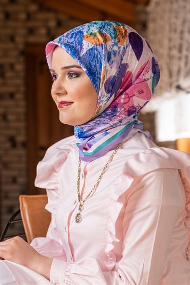 Afrodit Twill Scarf Lilac