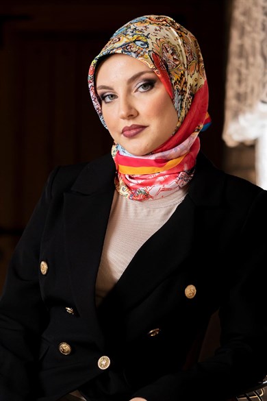 Aisa Twill Scarf Powder