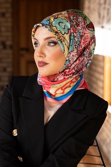 Aisa Twill Scarf Powder