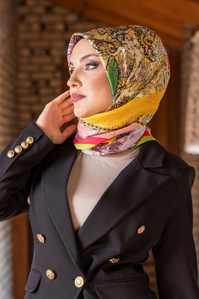 Aisa Twill Scarf Green