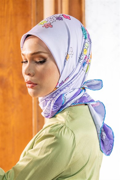 Alin Twill Scarf Lilac