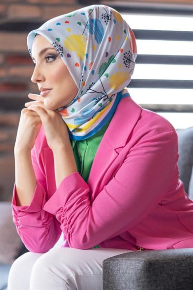 APurplee Twill Scarf Turquiose