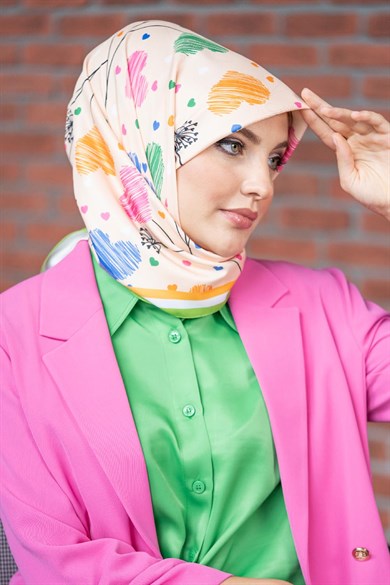 APurplee Twill Scarf Orange