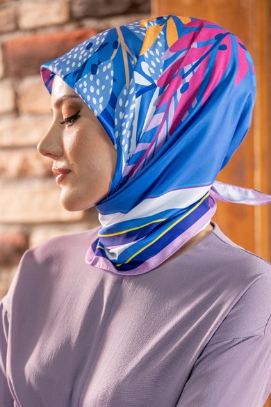 Atene Twill Scarf Indigo